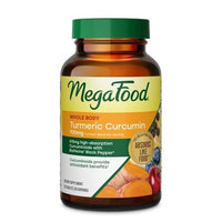 Thumbnail for Image 1 of 120 Count (Pack of 1) for the product MegaFood Whole Body Turmeric Curcumin Supplement