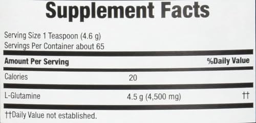 Image 4 of Body Fortress 100% Pure Glutamine Powder, 300g Jar
