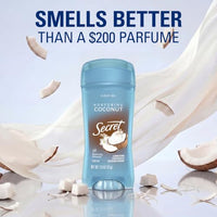 Thumbnail for Image 5 of Secret Antiperspirant Deodorant for Women, Nurturing Coconut, 2.6 oz