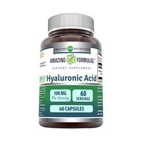 Thumbnail for Amazing Nutrition Amazing Formulas Hyaluronic Acid 100 mg 60 Caps