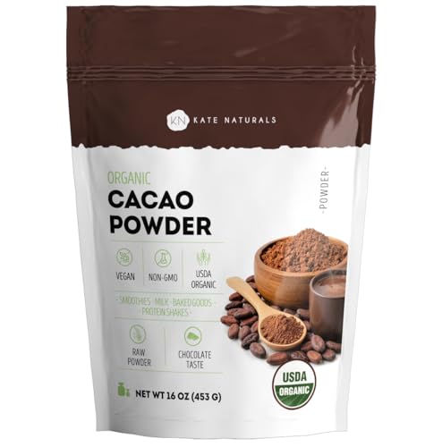 Image 3 of 16oz (Pack of 1) for the product Kate Naturals Organic Cacao Powder