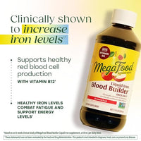 Thumbnail for Image 4 of MegaFood Blood Builder Liquid Iron Supplement, Iron Bisglycinate, 7.7 Fl Oz