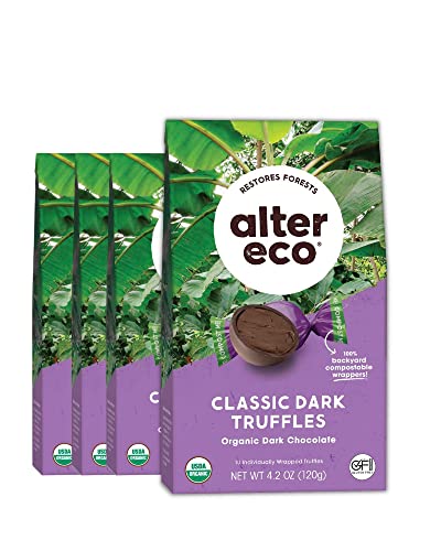 Image 1 of Default Title for the product Alter Eco Classic Dark Chocolate Truffles 40 Truffles