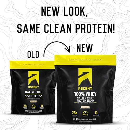 Image 3 of Ascent 100% Whey Native Whey Protein Blend 4 lb