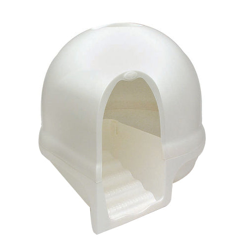 Buy Booda Dome Cleanstep Cat Litter Box Pearl White, Each/Large