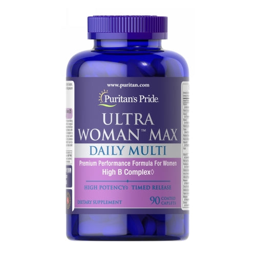 Puritan's Pride Ultra Woman Max Daily Multivitamin 90 Caplets