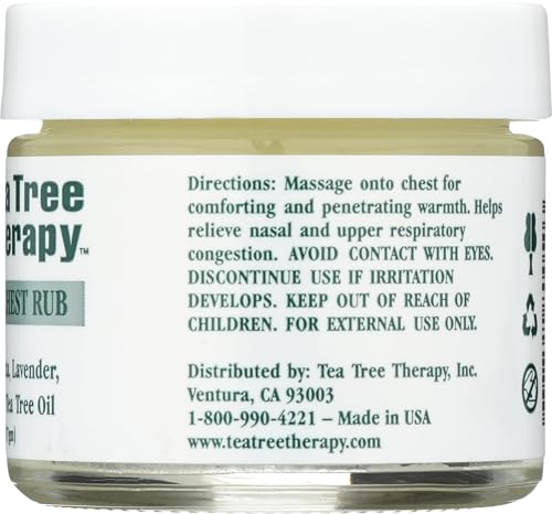 Image 7 of Tea Tree Therapy Eucalyptus Australian Chest Oil, Lavender Peppermint and Tea Tree, 2 Ounce