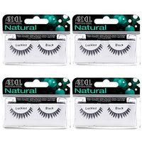 Thumbnail for Image 1 of Default Title for the product Ardell Natural False Eyelashes Luckies Style Black 4 Pack