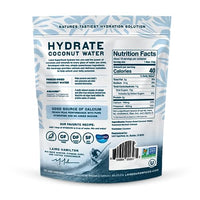 Thumbnail for Image 2 of Laird Superfood HYDRATE Coconut Water Powder Drink Supplement 8 oz. Bag Pack of 2