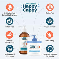 Thumbnail for Image 3 of Happy Cappy Medicated Shampoo and Body Wash and Moisturizing Cream Bundle