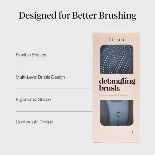 Image 5 of Kitsch Detangler Brush – Gentle Curly Hair Brush All Hair Types