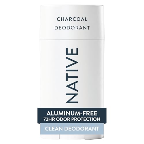 Image 1 of Default Title for the product Native Deodorant Contains Naturally Derived Ingredients, 72 Hour Odor Control, Aluminum Free, Charcoal 2.65oz