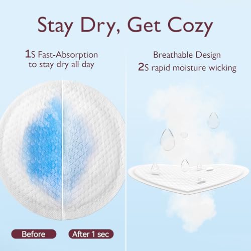 Image 5 of Momcozy Ultra-Thin Disposable Nursing Pads, Ultra-Absorbent No-Leak, 120PCS
