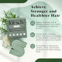 Thumbnail for Image 2 of Kitsch Rosemary & Biotin Shampoo Bar Soap for Hair Growth - 3.5 oz