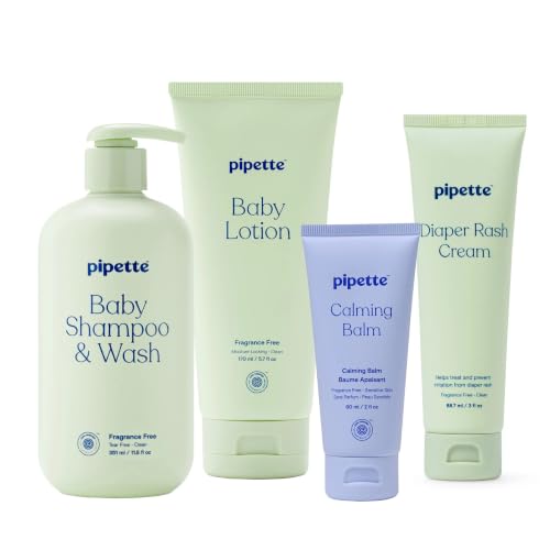 Image 6 of Pipette Baby Shampoo + Wash Duo, Fragrance Free & Vanilla (Pack of 2)