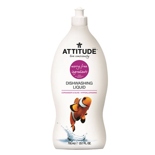 Attitude Dishwashing Liquid Coriander & Olive 23.7 oz