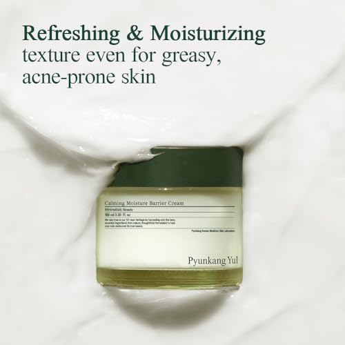 Image 6 of Pyunkang Yul PKY Calming Moisture Barrier Cream Instantly Soothes Sensitive Skin, Hyaluronic Acid & Ceramide for Hydration, Vegan, Korean Skincare (3.38 Fl. Oz, 100ml)