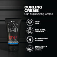 Thumbnail for Image 6 of SexyHair Style Curling Crème Curl Moisturizing Control Crème