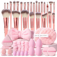 Thumbnail for Image 5 of Pink 46pcs for the product HGHDBT Makeup Brushes Set Professional Makeup Kit Multi-functional Makeup Tool Set