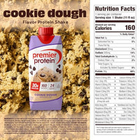 Thumbnail for Image 2 of Premier Protein 30g High Protein Shake, Cookie Dough, 4 Pack