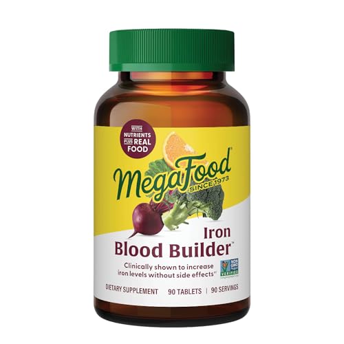 Image 3 of 90 Count (Pack of 1) for the product MegaFood Blood Builder Iron Supplement