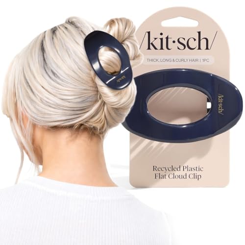 Image 9 of Blue Orchid / Large for the product Kitsch Flat Claw Clip for Women