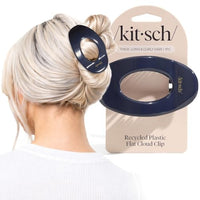 Thumbnail for Image 9 of Blue Orchid / Large for the product Kitsch Flat Claw Clip for Women