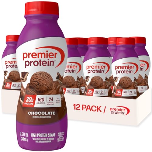 Image 1 of Default Title for the product Premier Protein 30g High Protein Shake, Chocolate, 12 Pack