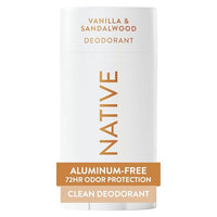 Thumbnail for Image 1 of Default Title for the product Native Deodorant Contains Naturally Derived Ingredients, 72 Hour Odor Control, Deodorant for Women and Men, Aluminum Free, Vanilla & Sandalwood, 2.65 Ounce (Pack of 12)