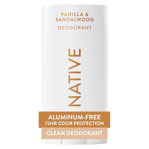 Image 1 of Default Title for the product Native Deodorant Contains Naturally Derived Ingredients, 72 Hour Odor Control, Deodorant for Women and Men, Aluminum Free, Vanilla & Sandalwood, 2.65 Ounce (Pack of 12)