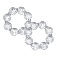 Thumbnail for Image 1 of 2 Count (Pack of 1) for the product Green Sprouts Cool Ring Teether (2 Pack) Clear - 6mo+
