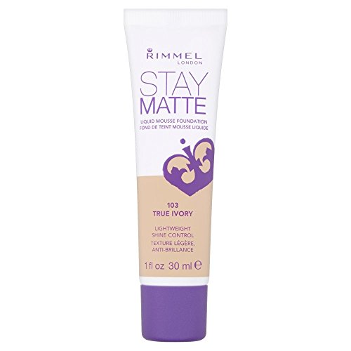 Image 17 of True Ivory / 1 Fl Oz (Pack of 1) for the product Rimmel Stay Matte Liquid Foundation