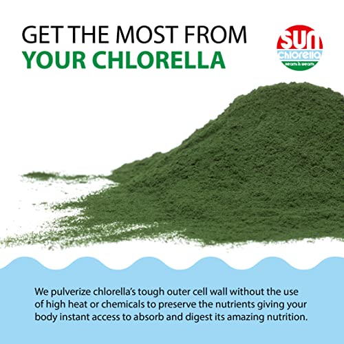 Image 5 of Sun Chlorella Powder, 6g, 90%+ Pulverized Cell Wall, Non-GMO, Packets
