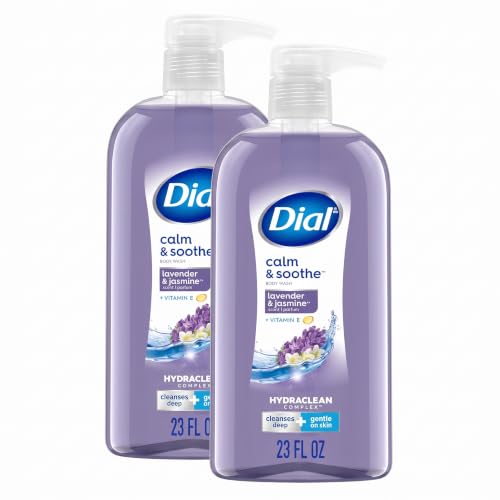 Image 1 of Default Title for the product Dial Body Wash Calm & Soothe Lavender & Jasmine Scent 23 fl oz Pack of 6