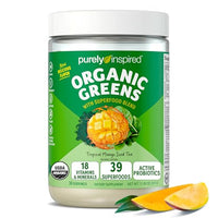 Thumbnail for Image 1 of Default Title for the product Purely Inspired Organic Green Powder Mix, Tropical Mango Iced Tea Flavor