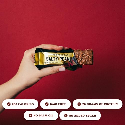 Image 3 of BAREBELLS Protein Bars Salty Peanut, 55g, 12-Pack