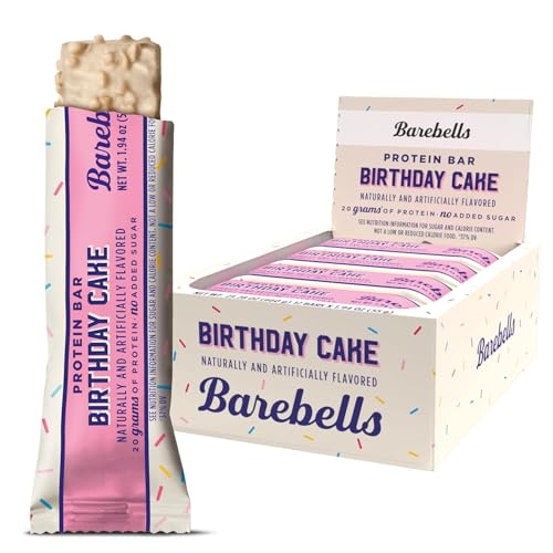Image 1 of Default Title for the product BAREBELLS Barebells Protein Bar Birthday Cake 20g Protein 12 Bars