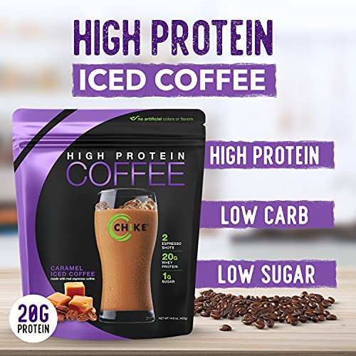 Image 6 of CHIKE Caramel High Protein Iced Coffee, 14.3 Ounce