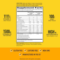 Thumbnail for Image 6 of Airborne 1000mg Vitamin C  Zinc Immune Support Supplement Chewable Tablets, Citrus Flavor, 116 Tablets (2 Pack)
