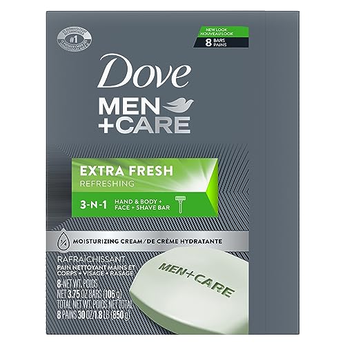Image 4 of DOVE MEN + CARE 3 in 1 Bar Cleanser for Body, Face, and Shaving 3.75 Ounce (Pack of 72)