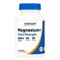 Thumbnail for Nutricost Magnesium+ Extra Strength Capsules 420 Mg 60 Count