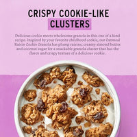 Thumbnail for Image 4 of Purely Elizabeth Cookie Granola Oatmeal Raisin 11 Ounce