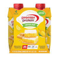 Thumbnail for Image 1 of Default Title for the product Premier Protein Shake, Limited Edition Lemon Bar, 30g Protein, 1g Sugar, 24 Vitamins & Minerals, 11 fl oz (4 Pack)