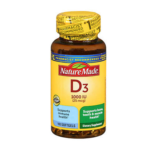 Nature Made Nature Made D3 Liquid Softgels 1000 IU 100 Caps