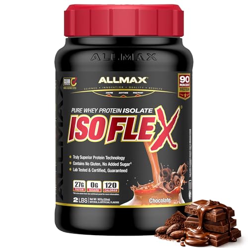 Image 1 of Default Title for the product ALLMAX ISOFLEX Whey Protein Isolate, Chocolate, 2 lb