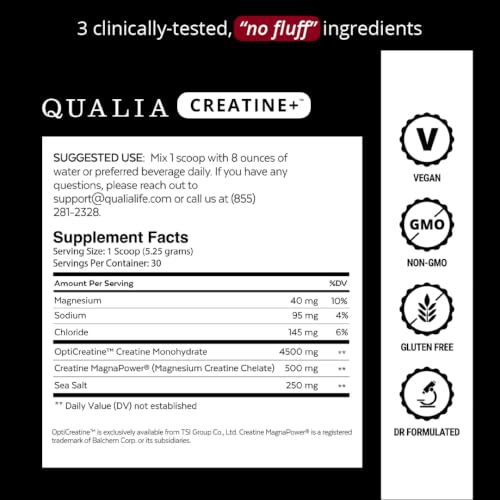Image 3 of QUALIA LIFE SCIENCES Qualia Creatine 2-Source Brain & Cognitive Support