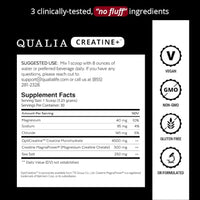 Thumbnail for Image 3 of QUALIA LIFE SCIENCES Qualia Creatine | Advanced Creatine Complex | 2 Sources + Magnesium | Optimized Absorption | Muscle Performance, Brain Function, & Healthy Aging (30 Servings)