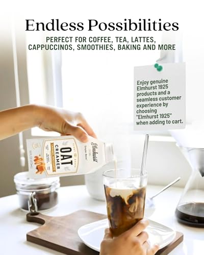 Image 5 of Elmhurst 1925 Caramel Macchiato Oat Creamer - 16 Ounce (Pack of 6)