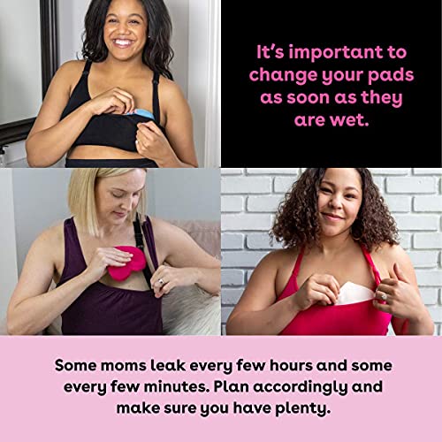 Image 6 of Bamboobies Soft Reusable Overnight Nursing Pads for Breastfeeding, 4 Count