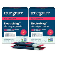 Thumbnail for Image 12 of Watermelon / 32 Stick Packs for the product True Grace ElectroMag Electrolyte Powder